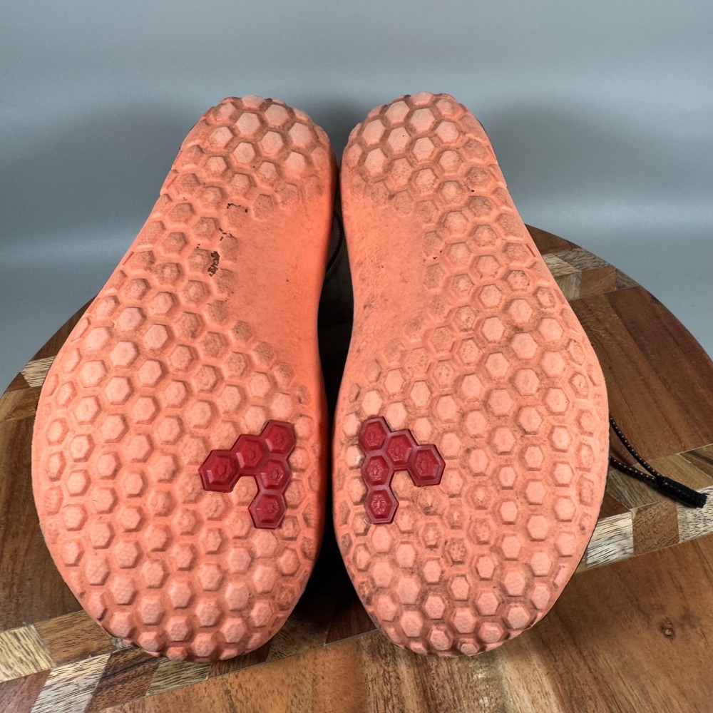 Vivobarefoot Ultra III Bloom Womens 40 Black Orange Minimalist Water Shoes - Picture 5 of 6